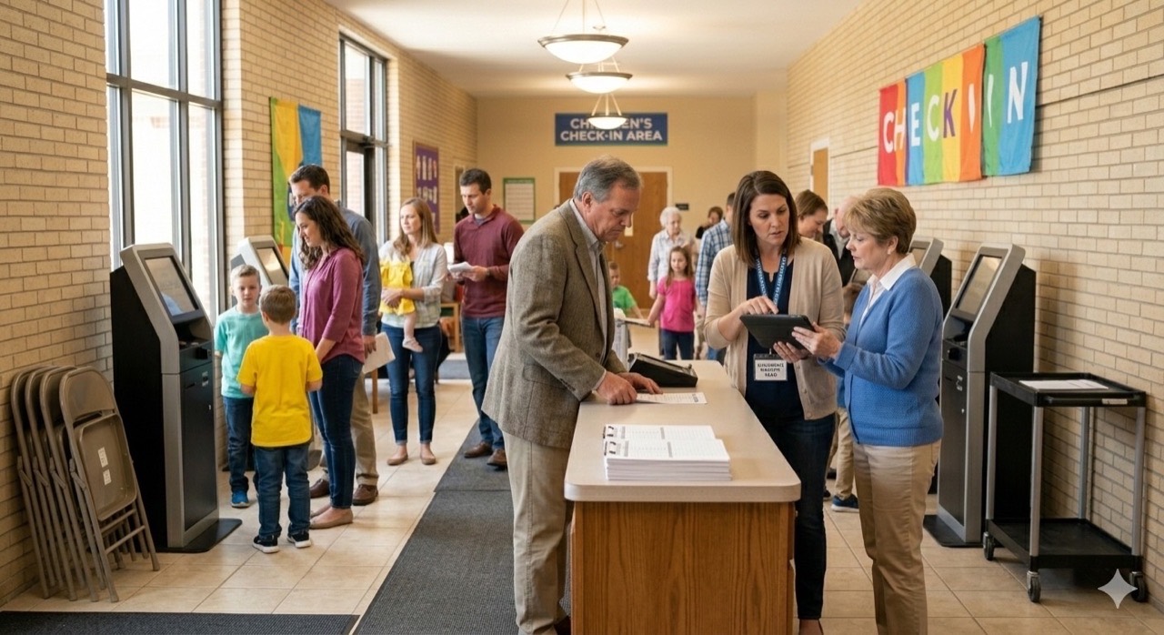 Children's ministry area incident communication scenario