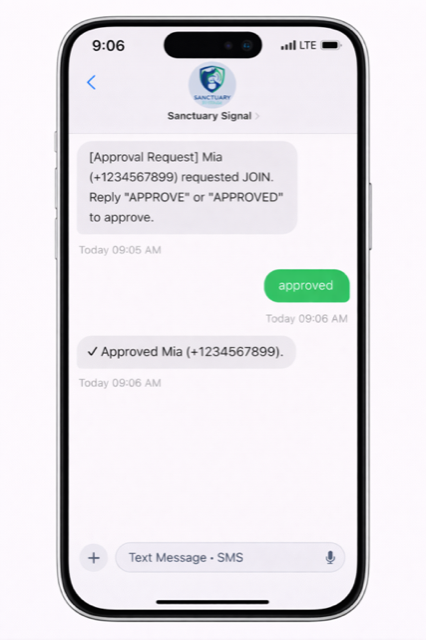 Supervisor reviews and approves the member join request.
